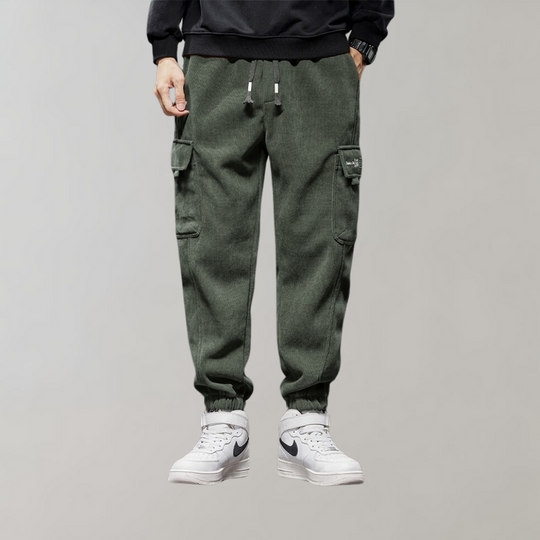 Oswald | Bequeme Cord-Hose mit Taschen