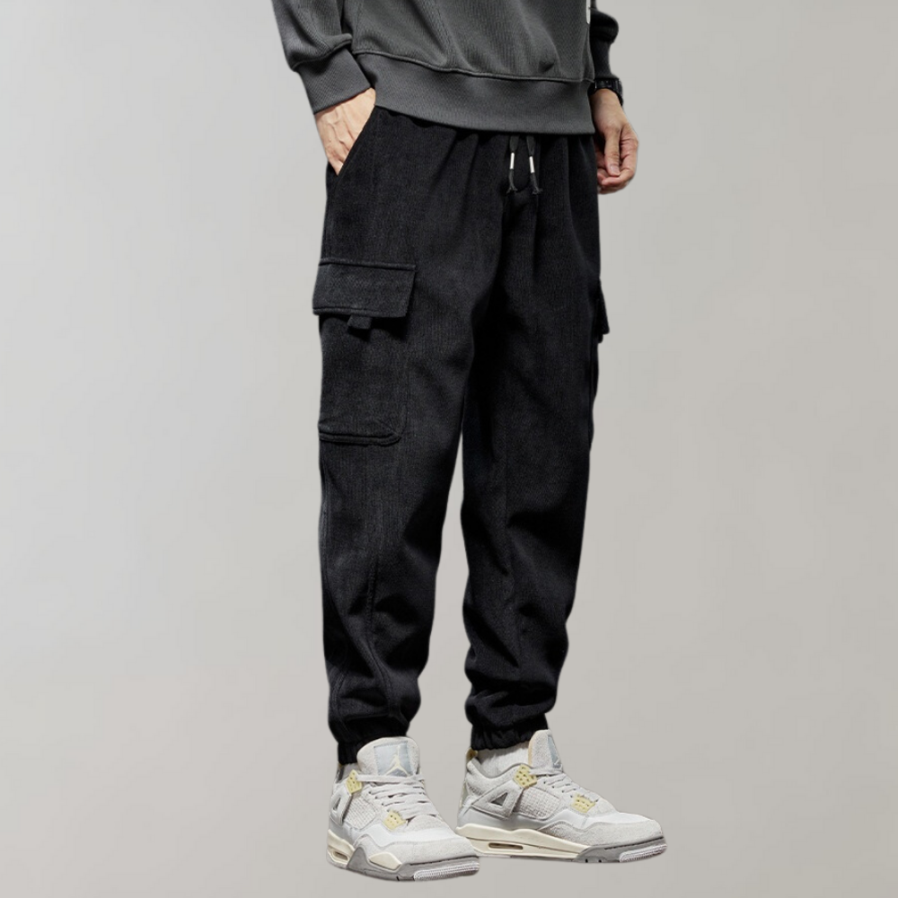 Oswald | Bequeme Cord-Hose mit Taschen