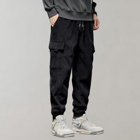 Oswald | Bequeme Cord-Hose mit Taschen
