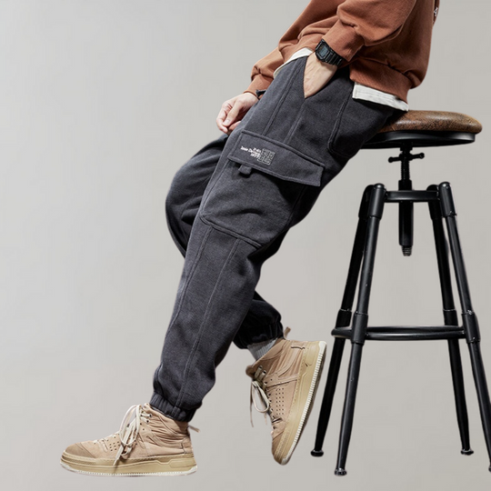 Oswald | Bequeme Cord-Hose mit Taschen