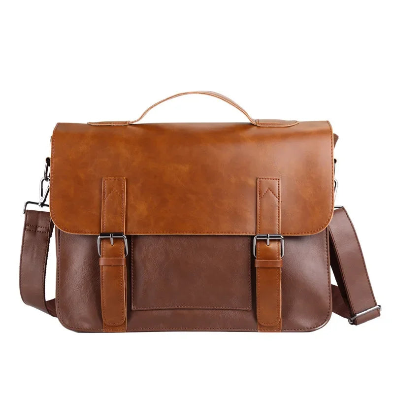 Sören | Stylische Vintage-Leder-Umhängetasche für den täglichen Gebrauch