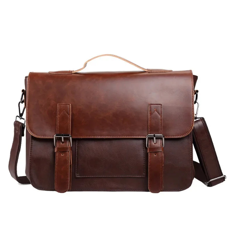 Sören | Stylische Vintage-Leder-Umhängetasche für den täglichen Gebrauch